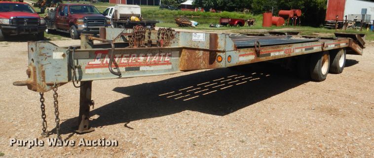 image for item DM3984 2000 Interstate 40DL  equipment trailer