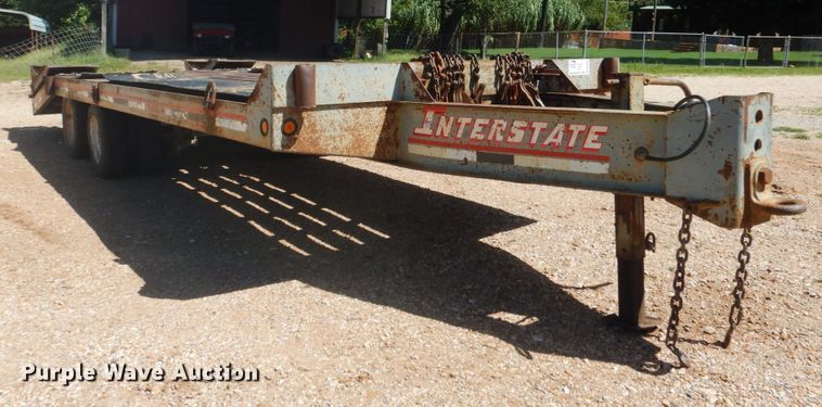 image for item DM3984 2000 Interstate 40DL  equipment trailer