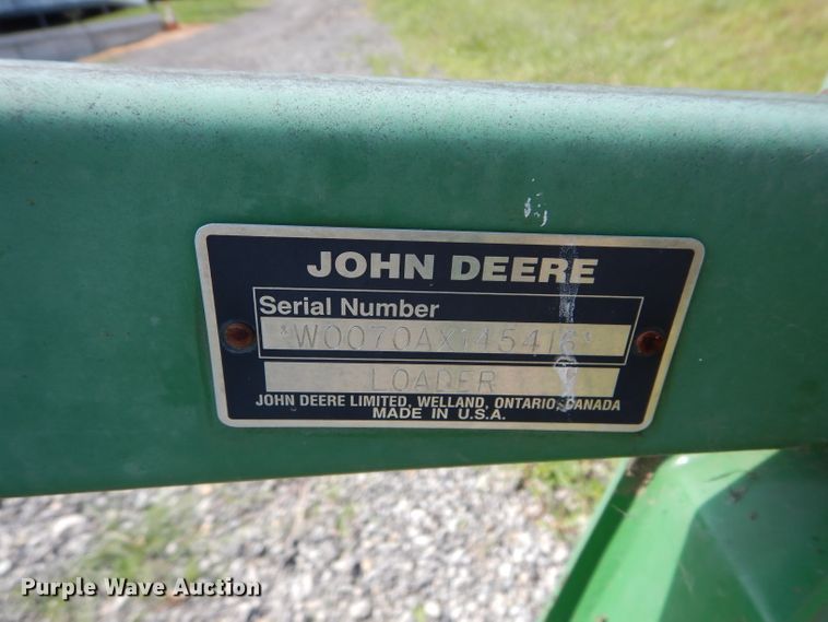 image for item DM4348 John Deere 70A  loader