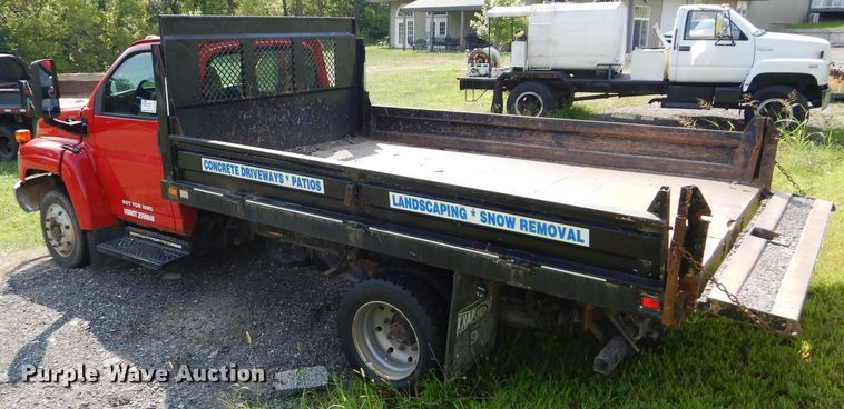 image for item DM4353 2003 Chevrolet C4500  dump flatbed truck