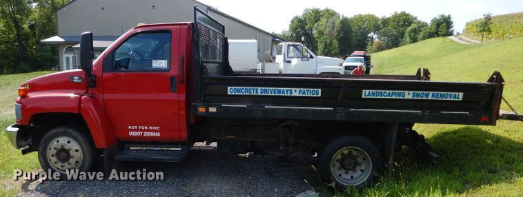 image for item DM4353 2003 Chevrolet C4500  dump flatbed truck