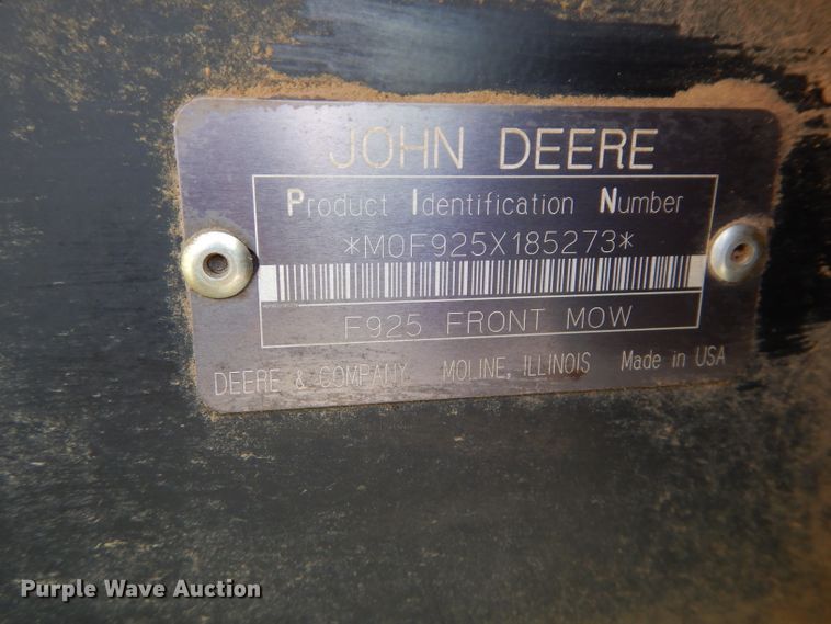 image for item DM4356 John Deere F925  lawn mower