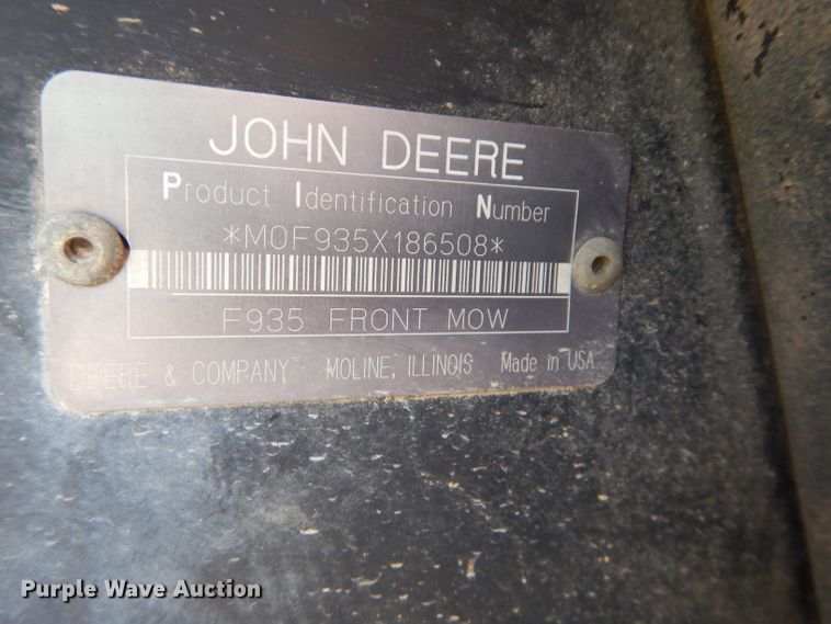 image for item DM4358 (2) John Deere F935 lawn mowers