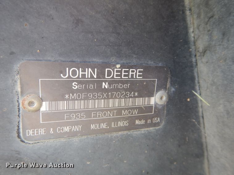 image for item DM4358 (2) John Deere F935 lawn mowers