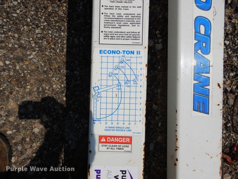 image for item DM4359 Auto Crane Econo-Ton II  jib crane