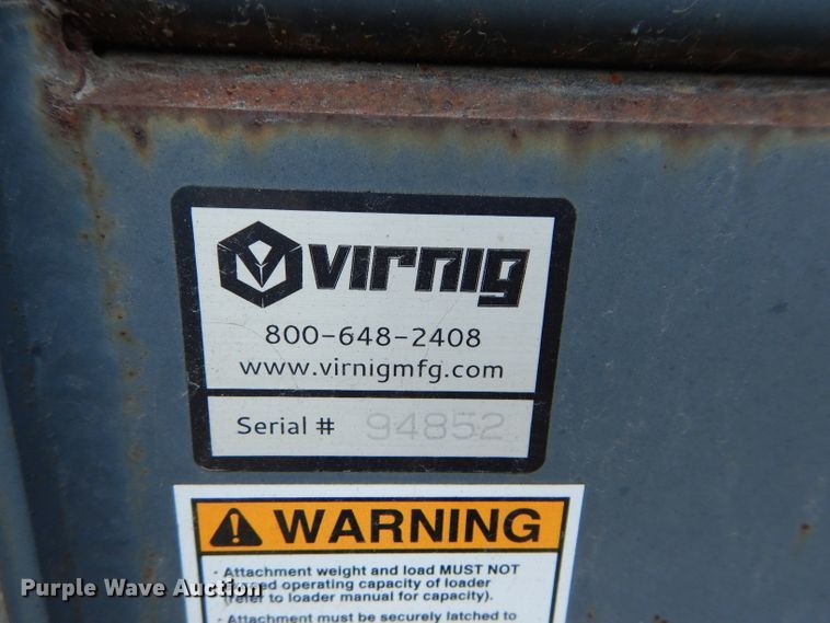 image for item DM4362 100"W skid steer bucket