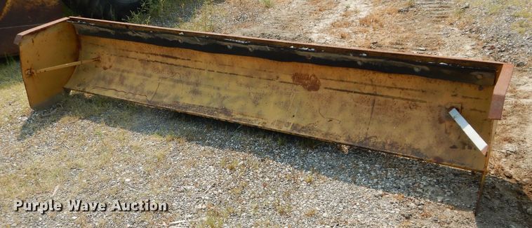 image for item DM4364 9'10"W skid steer snow pusher