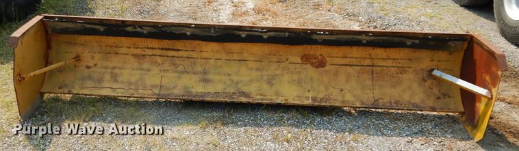 image for item DM4364 9'10"W skid steer snow pusher