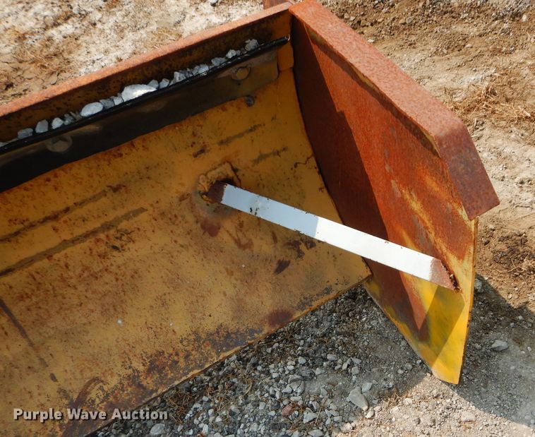 image for item DM4364 9'10"W skid steer snow pusher