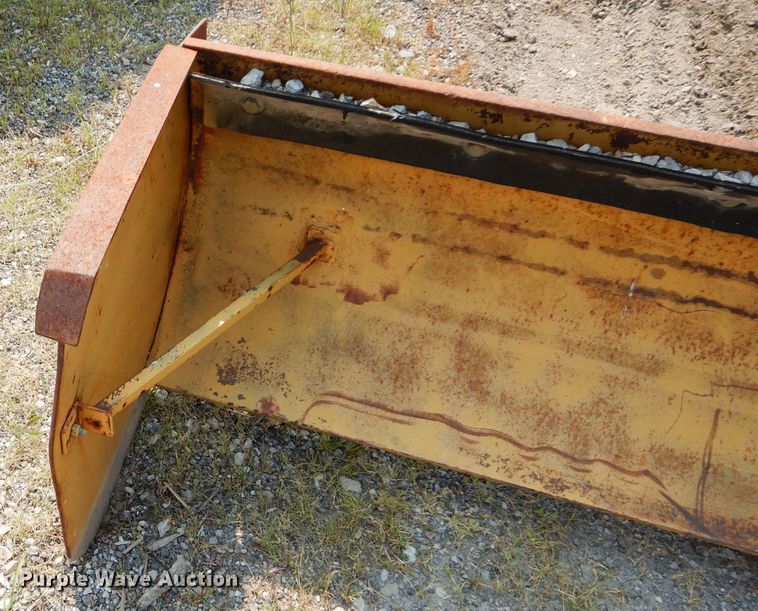 image for item DM4364 9'10"W skid steer snow pusher