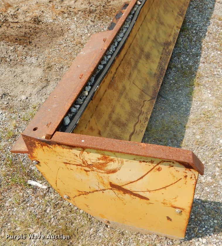 image for item DM4364 9'10"W skid steer snow pusher