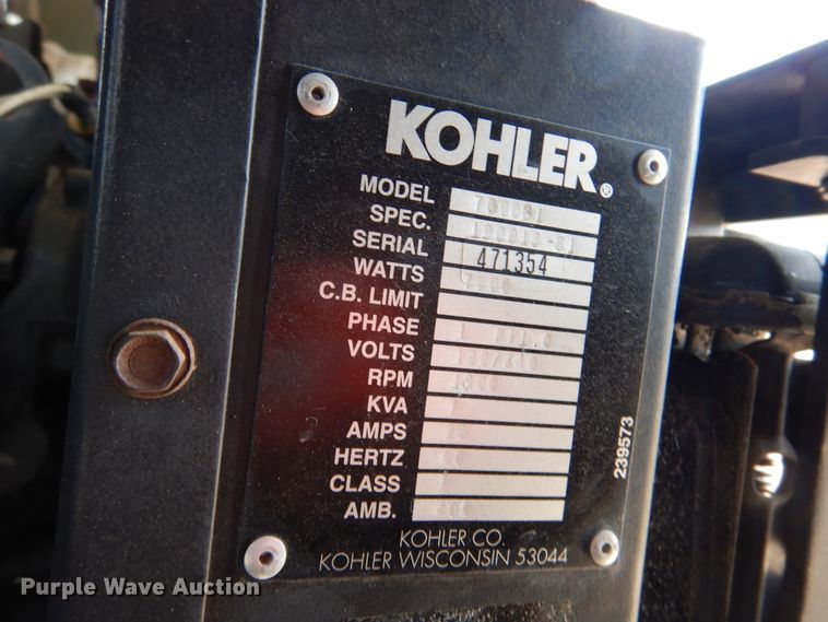 image for item DM6413 Kohler NF2D  light plant