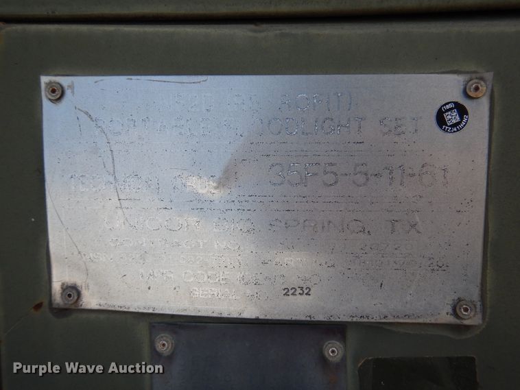 image for item DM6414 Kohler NF2D  light plant