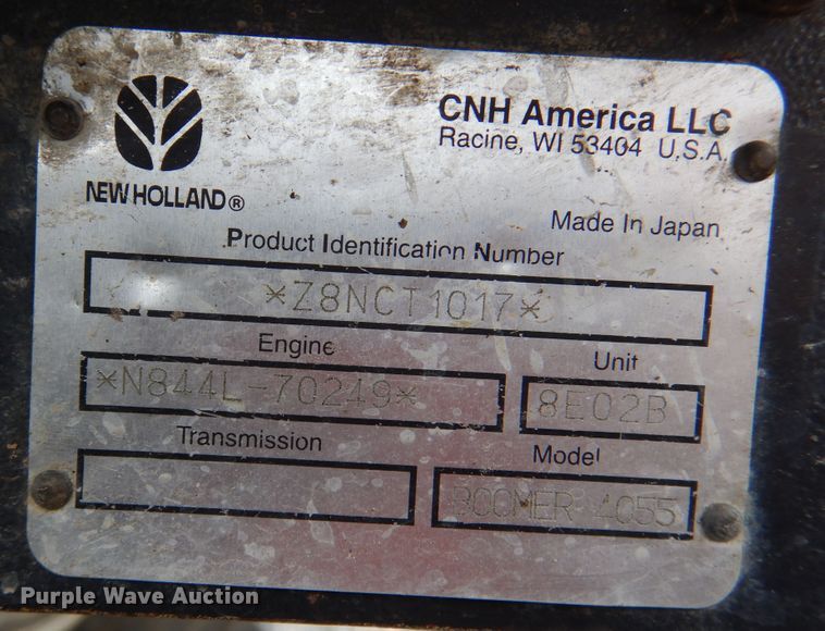 image for item DM6421 2009 New Holland Boomer 4055  MFWD tractor