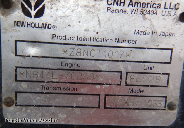image for item DM6421 2009 New Holland Boomer 4055  MFWD tractor