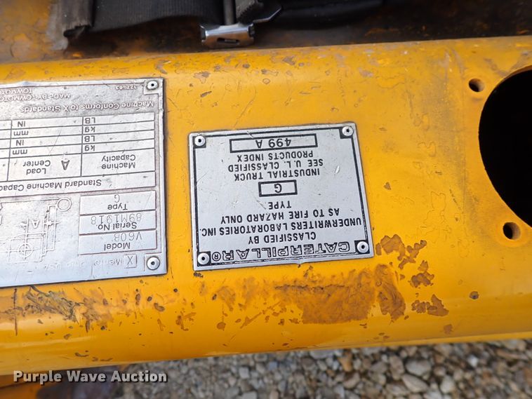 image for item EV9927 Caterpillar V60B  forklift
