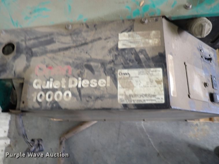 image for item EV9931 Onan Quiet Diesel 10000  generator