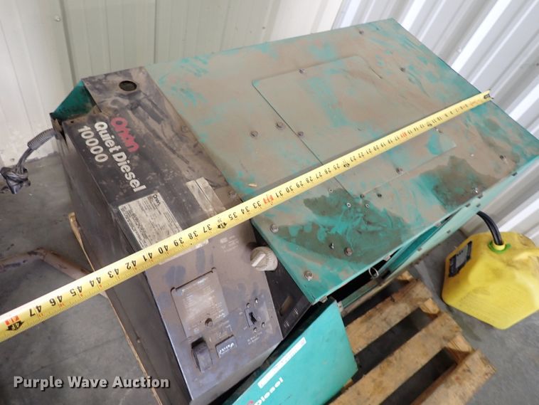 image for item EV9931 Onan Quiet Diesel 10000  generator