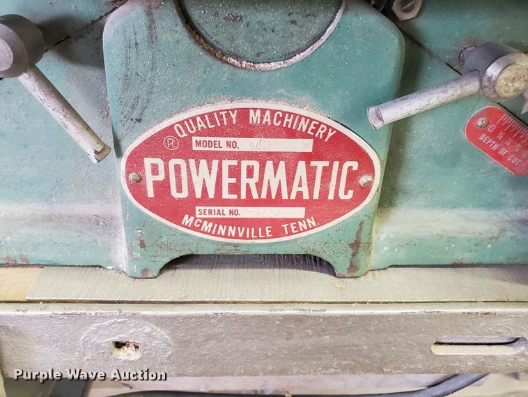 image for item GQ9655 Powermatic 1150  6" jointer