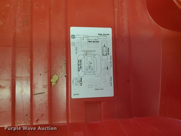 image for item GQ9665 Hiliti PR2 HS  rotating laser level