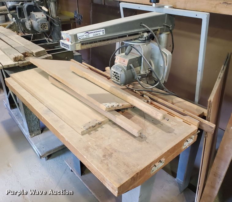 image for item GQ9679 DeWalt radial arm saw