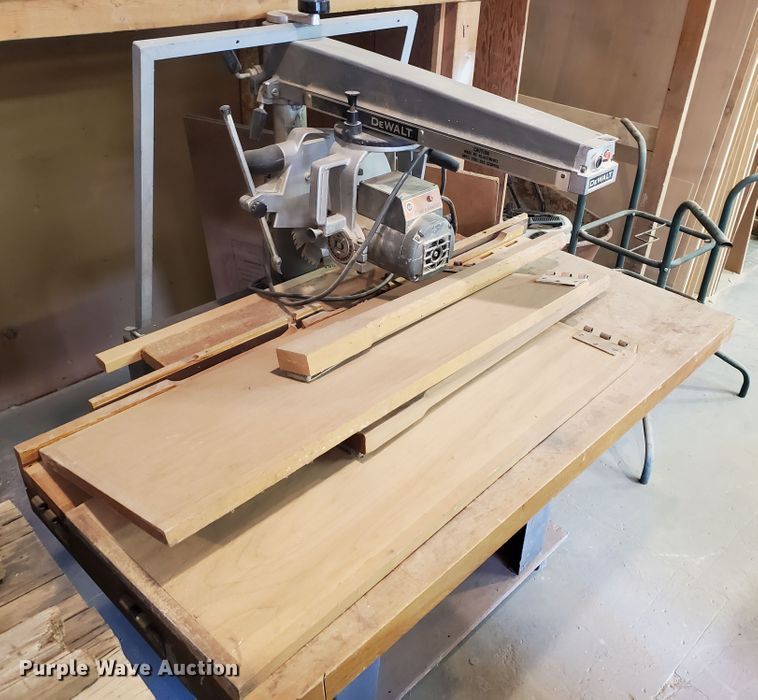 image for item GQ9679 DeWalt radial arm saw