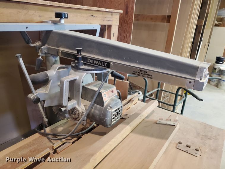image for item GQ9679 DeWalt radial arm saw