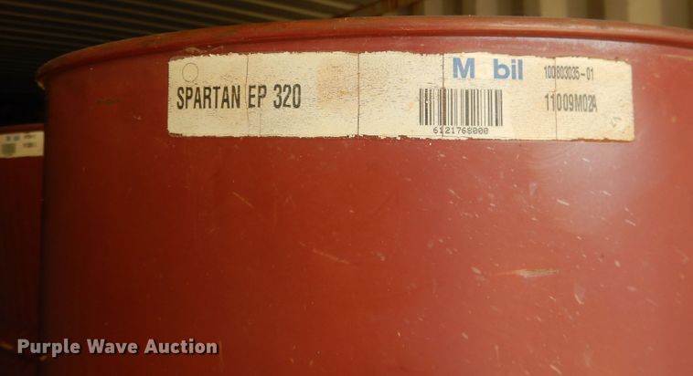 image for item HU9260 (9) 55 gallon drums of 95-140 gear oil