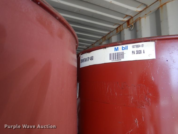 image for item HU9260 (9) 55 gallon drums of 95-140 gear oil