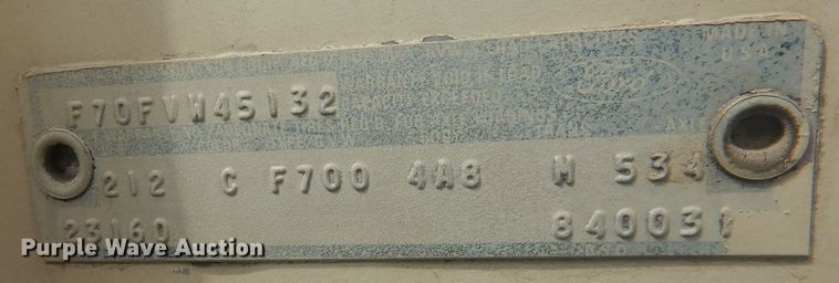 image for item HU9271 1975 Ford F700  dump truck