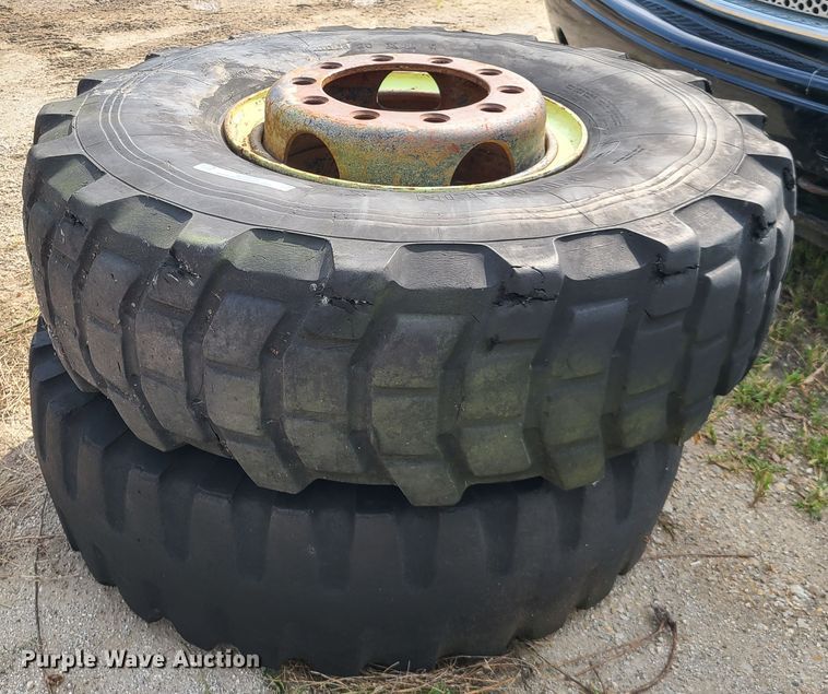 image for item IC9878 (2) Michelin 14R20 tires and wheels