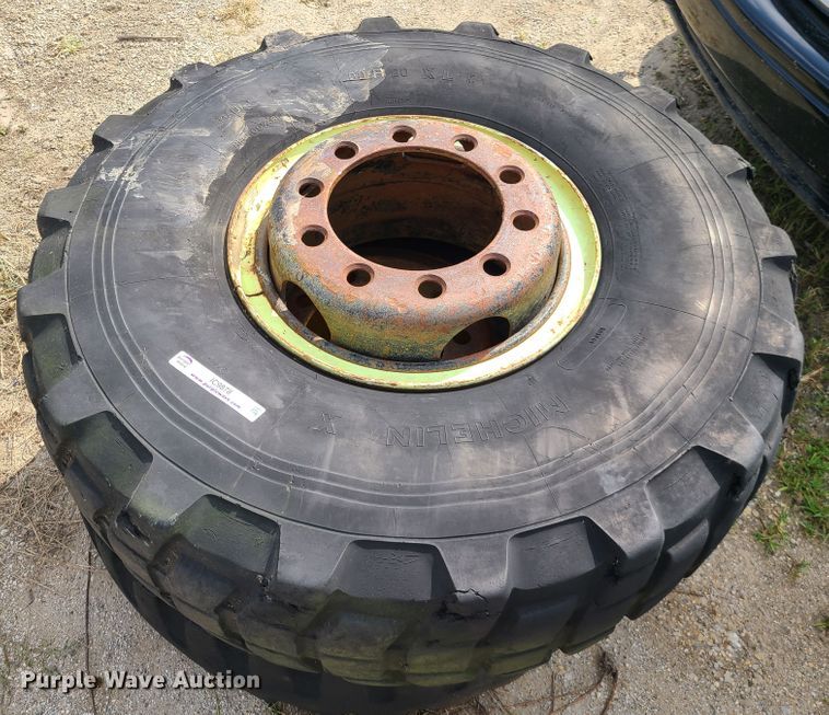 image for item IC9878 (2) Michelin 14R20 tires and wheels