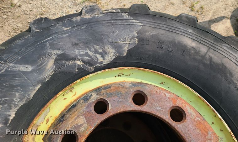 image for item IC9878 (2) Michelin 14R20 tires and wheels