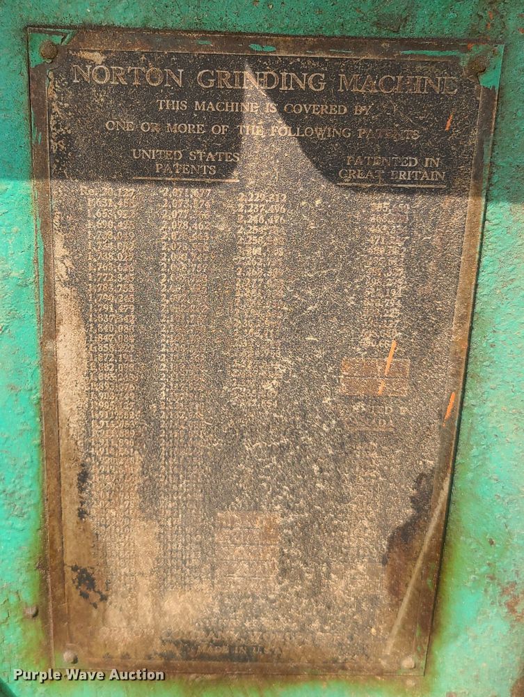 image for item IC9892 Norton grinding machine