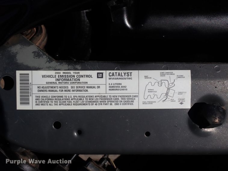 image for item IN9576 2004 Chevrolet Monte Carlo