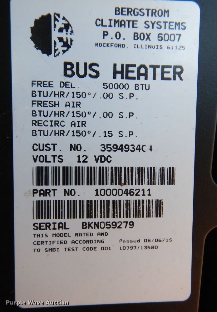 image for item IN9862 2016 International 3000  school bus