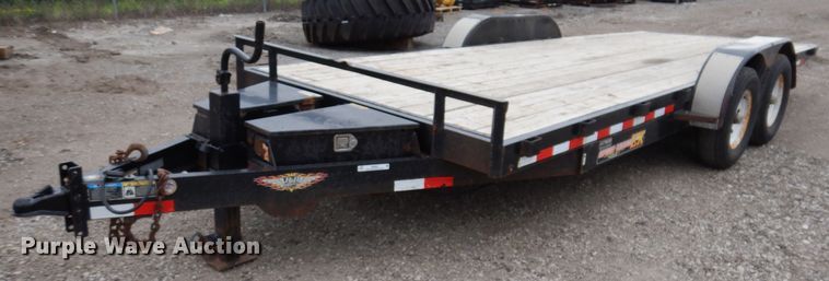 image for item IN9895 2017 H&H  tilt deck utility trailer
