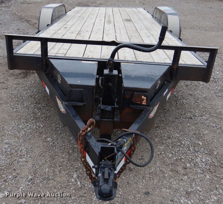 image for item IN9895 2017 H&H  tilt deck utility trailer
