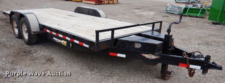 image for item IN9895 2017 H&H  tilt deck utility trailer