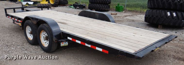image for item IN9895 2017 H&H  tilt deck utility trailer