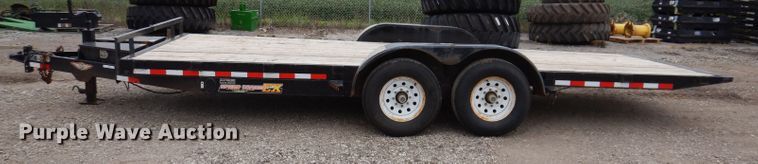 image for item IN9895 2017 H&H  tilt deck utility trailer