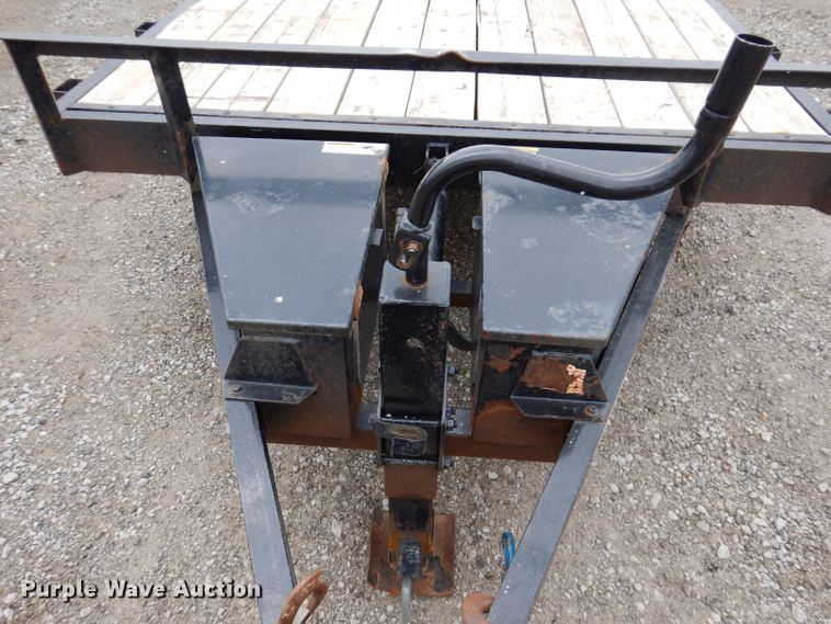 image for item IN9895 2017 H&H  tilt deck utility trailer