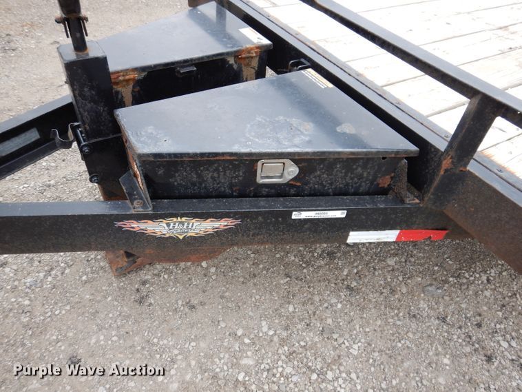 image for item IN9895 2017 H&H  tilt deck utility trailer