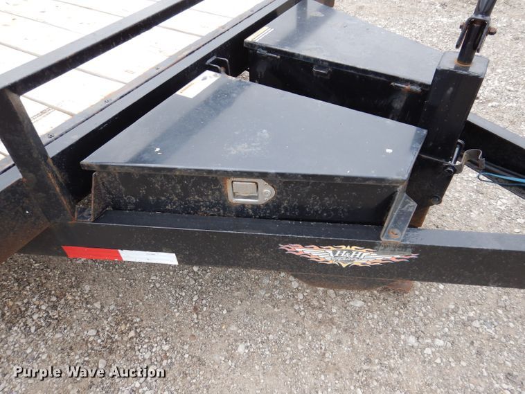 image for item IN9895 2017 H&H  tilt deck utility trailer