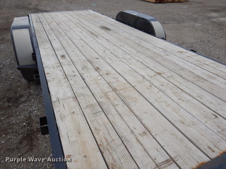 image for item IN9895 2017 H&H  tilt deck utility trailer