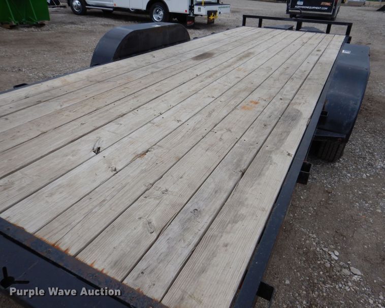 image for item IN9895 2017 H&H  tilt deck utility trailer