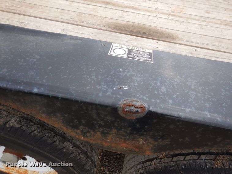 image for item IN9895 2017 H&H  tilt deck utility trailer