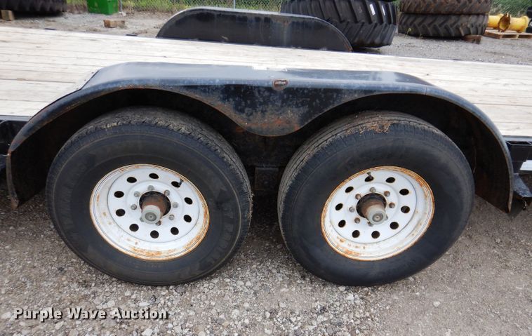 image for item IN9895 2017 H&H  tilt deck utility trailer