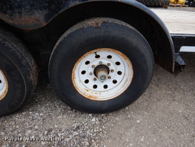 image for item IN9895 2017 H&H  tilt deck utility trailer