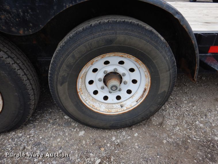 image for item IN9895 2017 H&H  tilt deck utility trailer